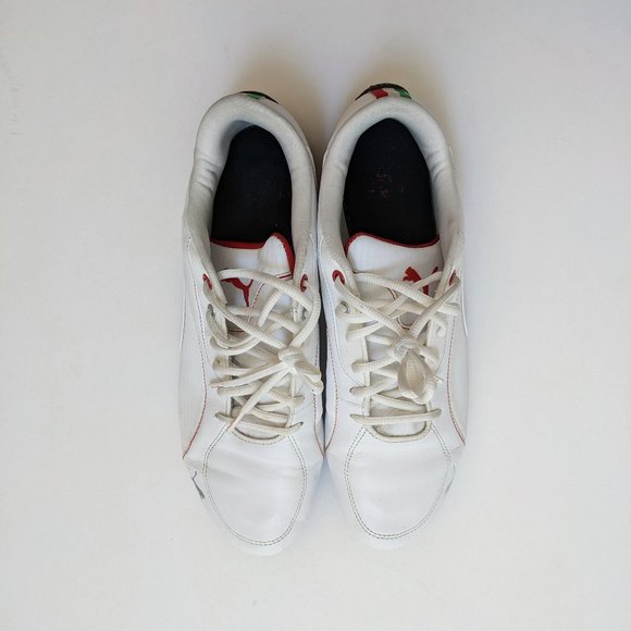 Men's White Puma Ferrari Sneakers Size 11 - Picture 1 of 9
